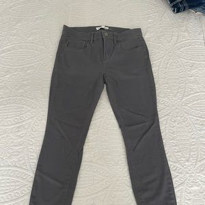 Soft gray ankle LOFT pants size 25